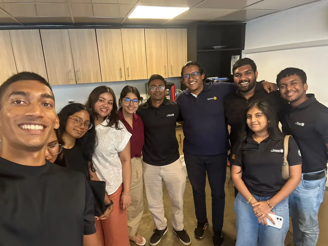Members of the Rotaract Club of Colombo at the club's September 2026 General Meeting